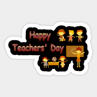 Happy Teachers ' Day Sticker